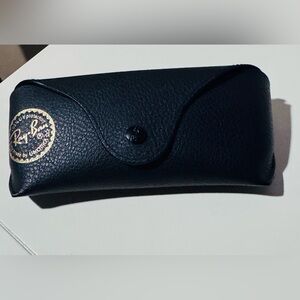 Ray-Ban Black Leather Sunglasses Case